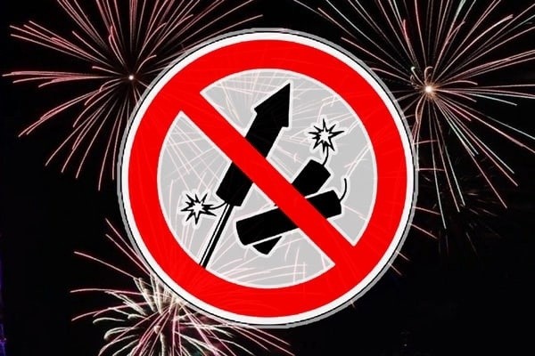 Запрет на использование пиротехники. Запрет на использование пиротехники.